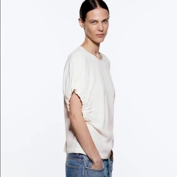 ZARA Ruched Top - Picture 3 of 8